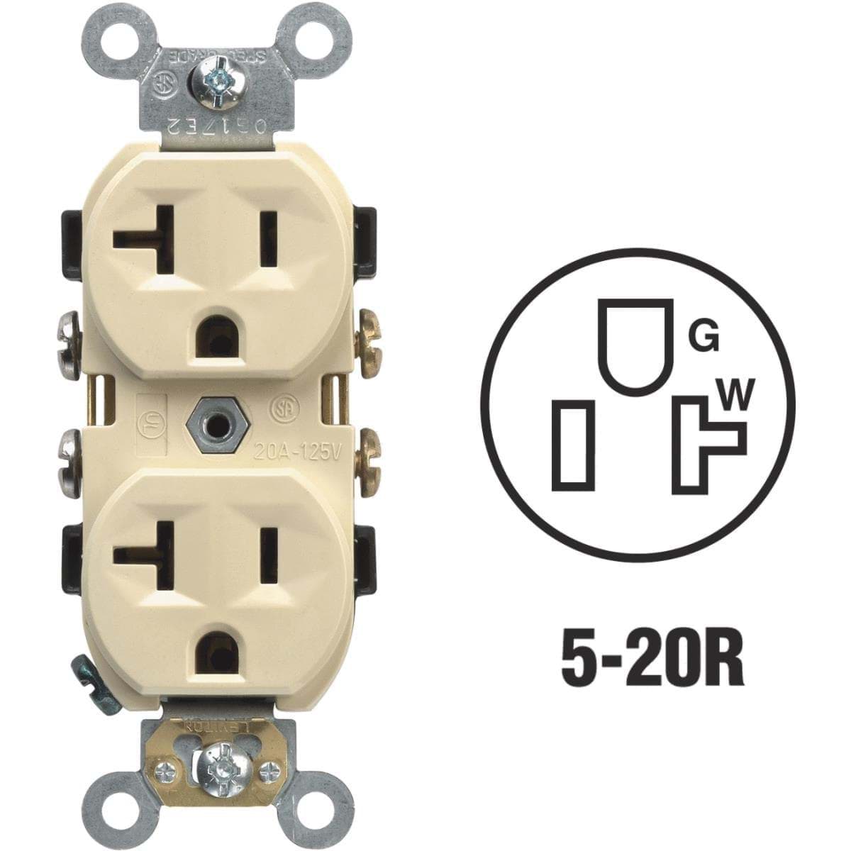 Picture of Leviton Heavy-Duty Duplex Outlet