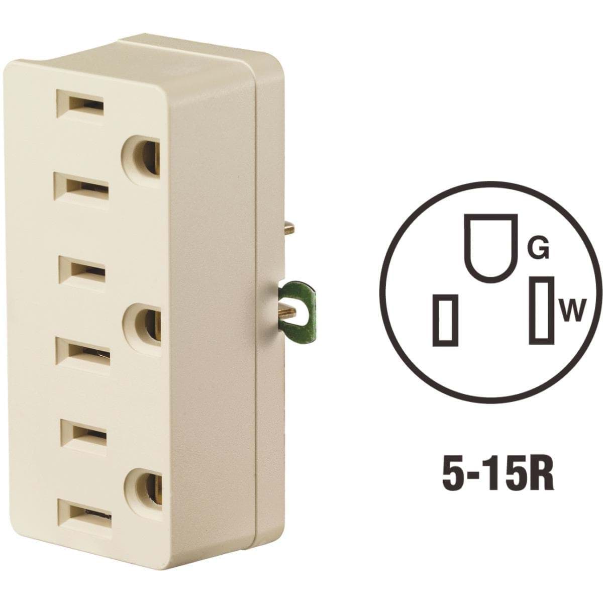 Picture of Leviton 3-To-2 Multi-Outlet Tap