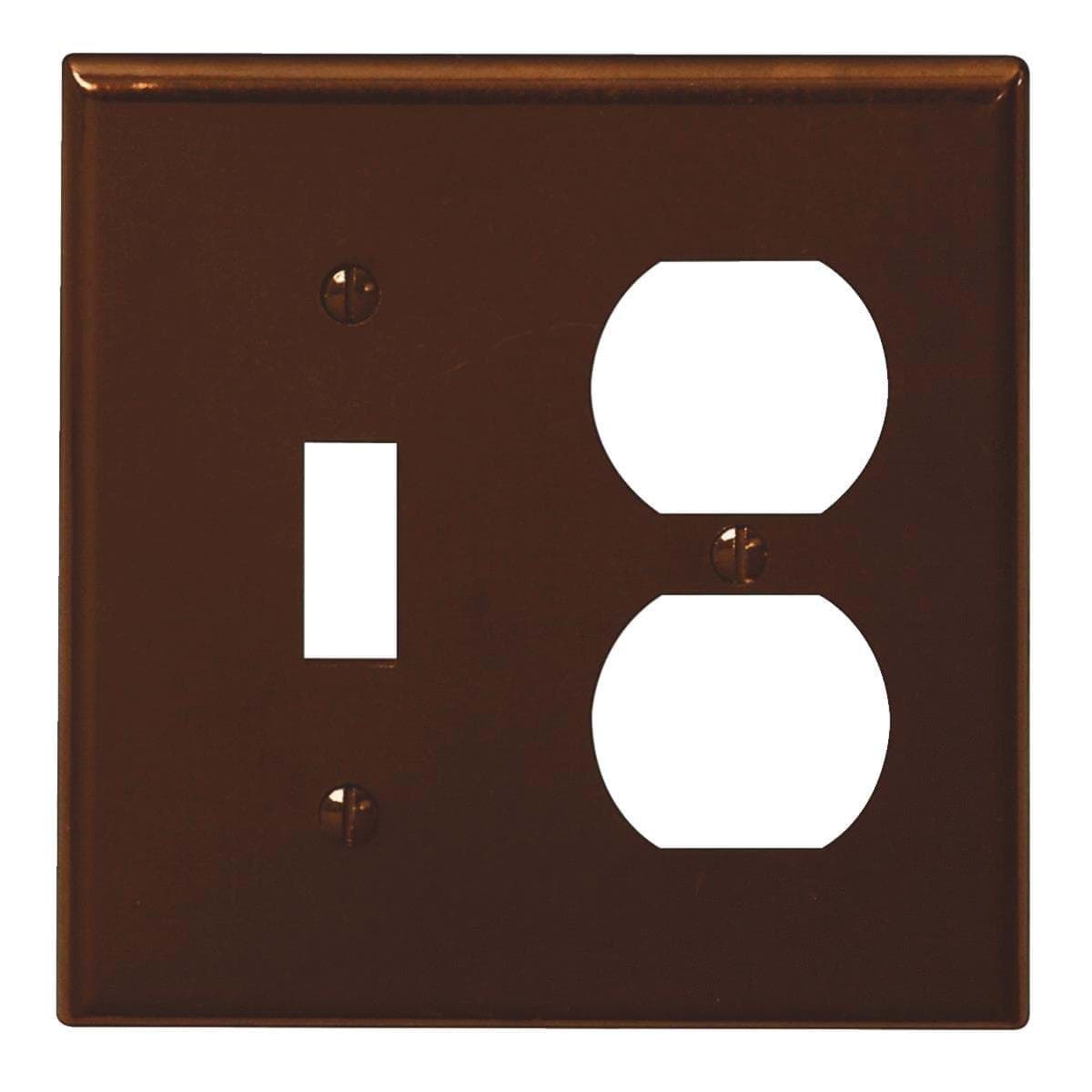 Picture of Leviton Plastic Combination Wall Plate