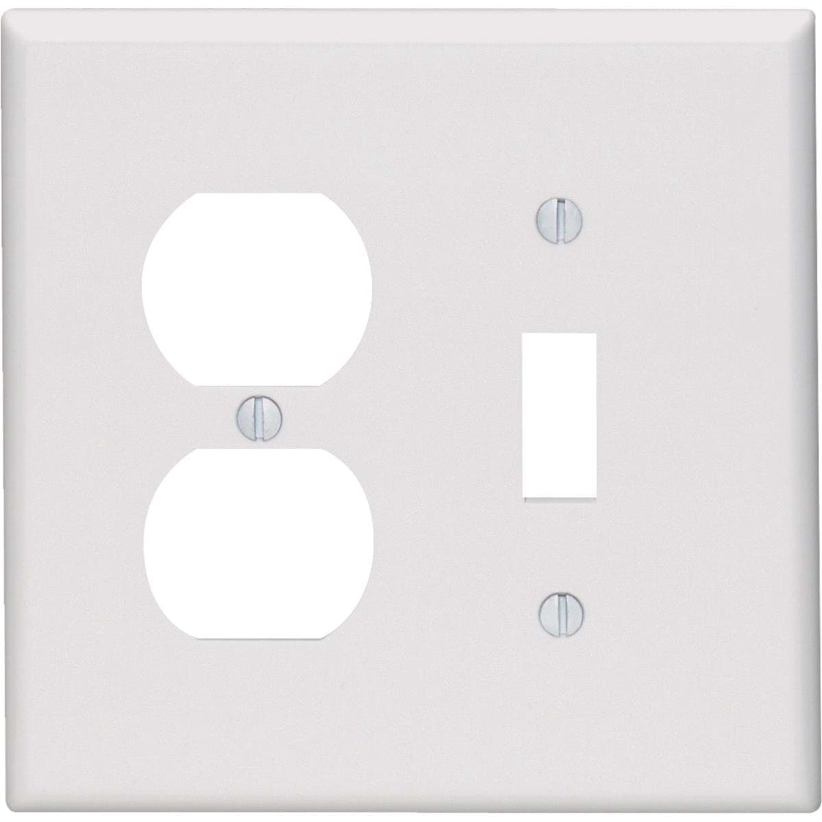 Picture of Leviton Mid-Way Combination Wall Plate