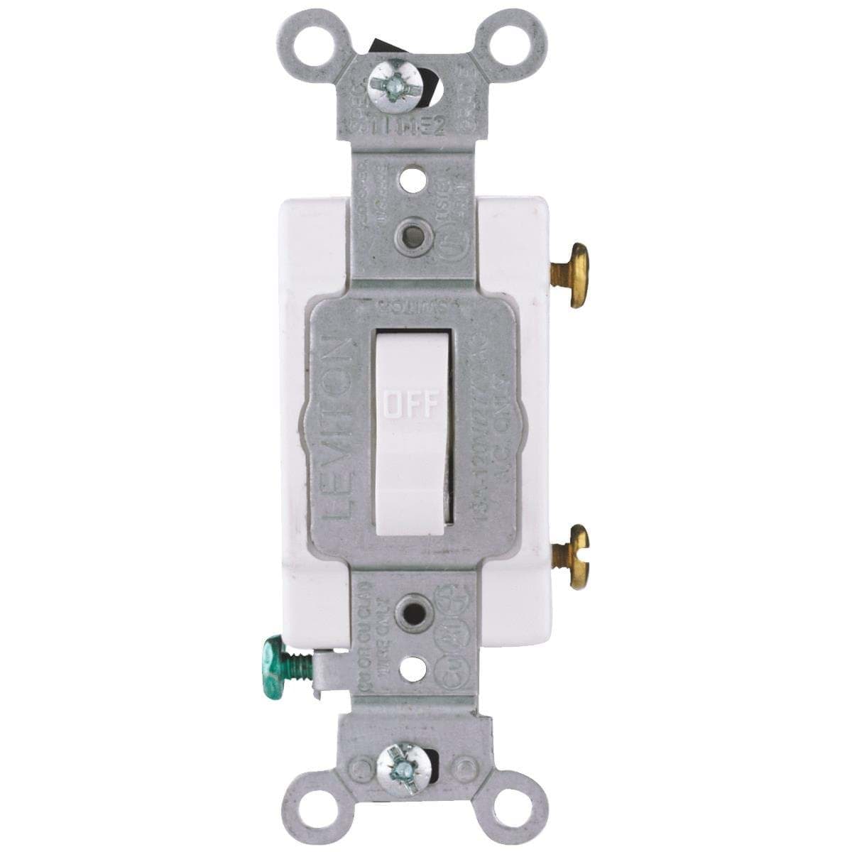 Picture of Leviton Commercial Grade Toggle Single Pole Switch