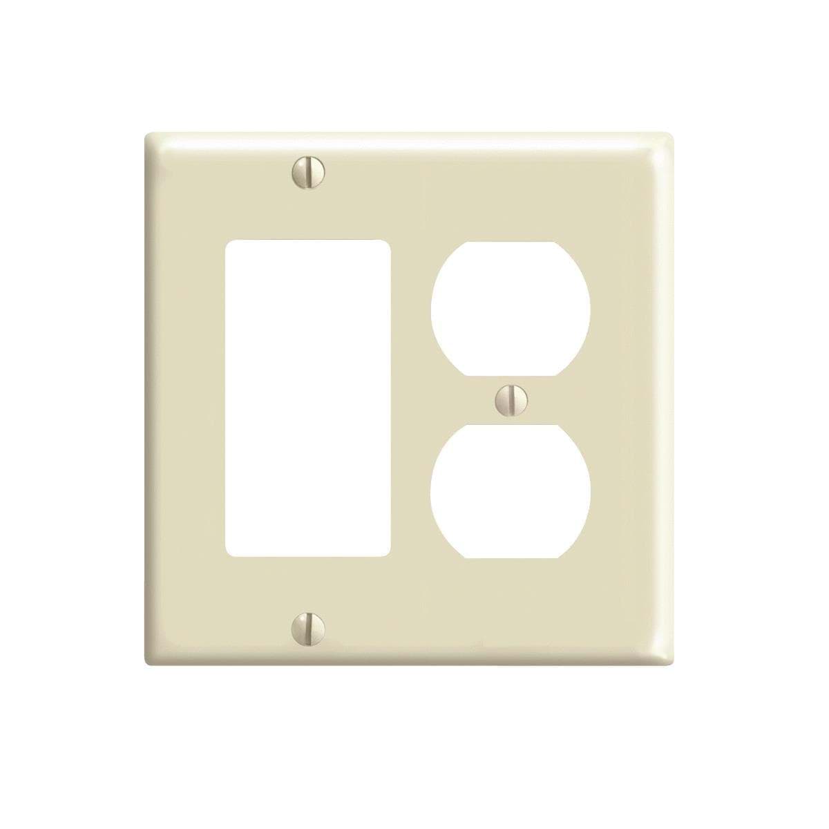 Picture of Leviton Plastic Combination Wall Plate