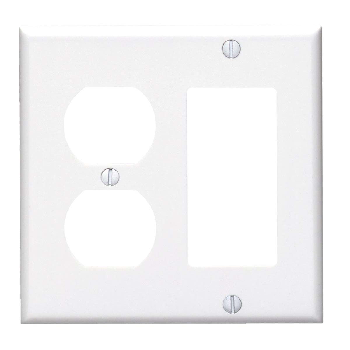 Picture of Leviton Plastic Combination Wall Plate