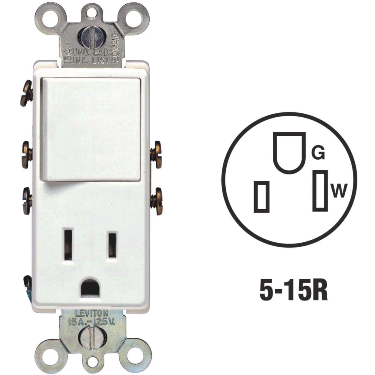 Picture of Leviton Switch & Outlet Combination