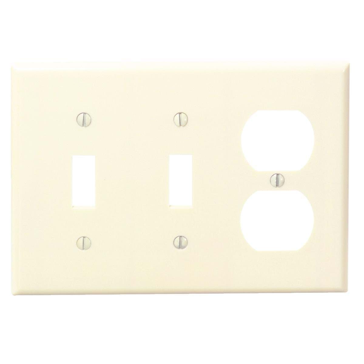 Picture of Leviton Plastic Combination Wall Plate