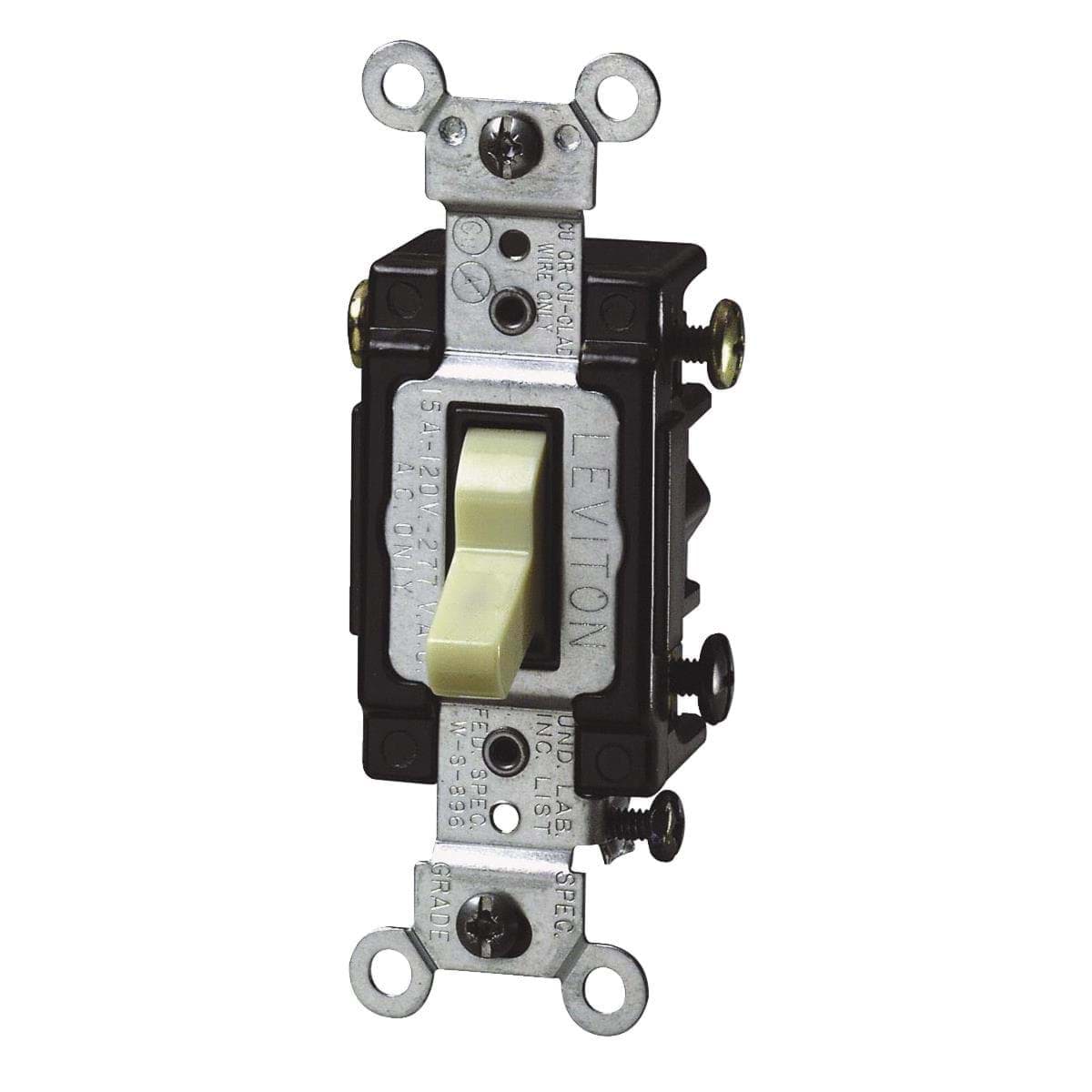 Picture of Leviton Commercial Grade Illuminated Quiet 3-Way Switch
