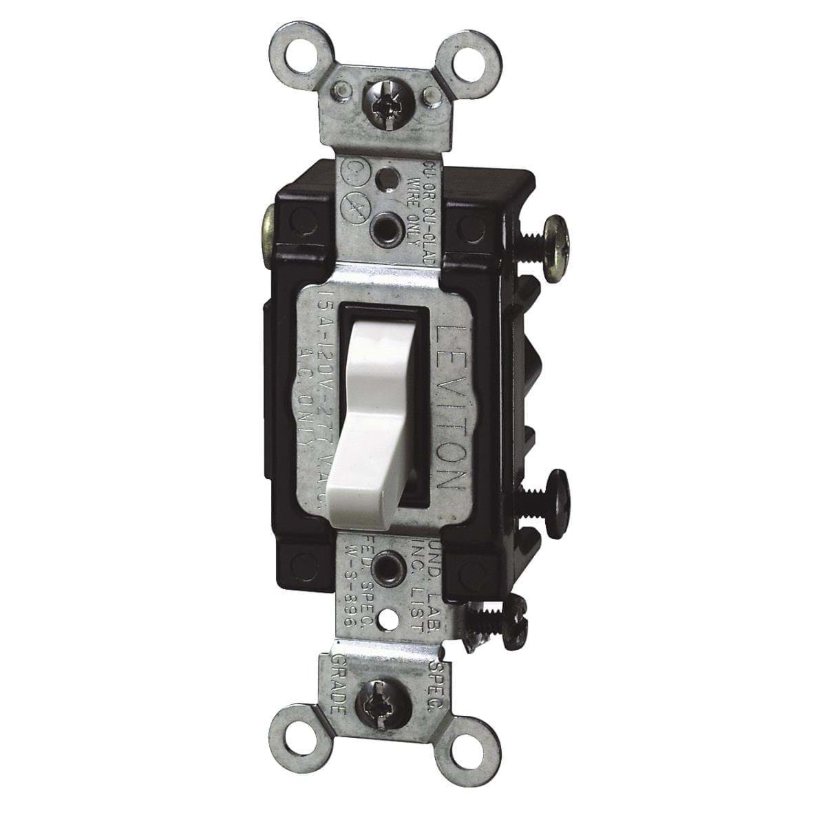 Picture of Leviton Commercial Grade Illuminated Quiet 3-Way Switch