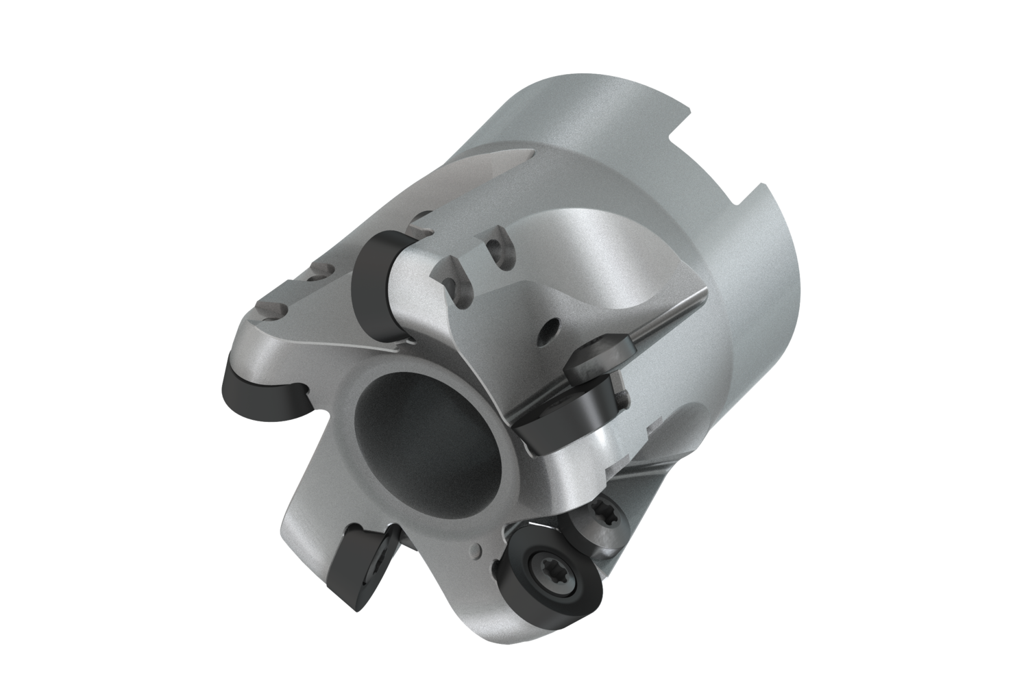 Picture of Copy Face Mill with Dbl Pos Geo Sg-Side Inserts, Cut Dia to Max 2.000"