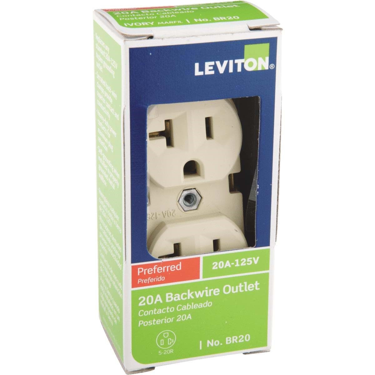 RopeSoapNDope. Leviton Shallow Commercial Grade Duplex Outlet