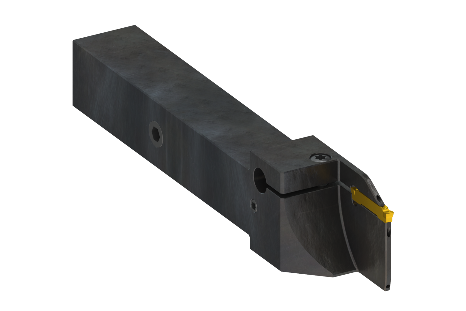Picture of Grooving and Parting-Off tool with internal coolant for GL Inserts - GL3-A16EFR-1.26-3.15