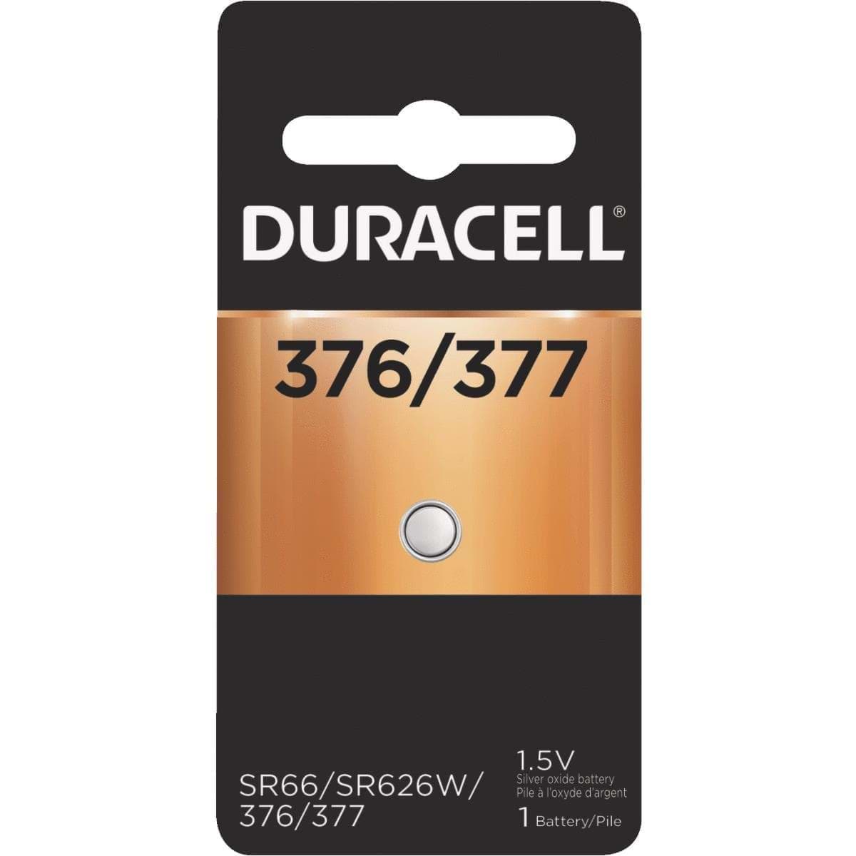 Picture of Duracell 376/377 Silver Oxide Button Cell Battery