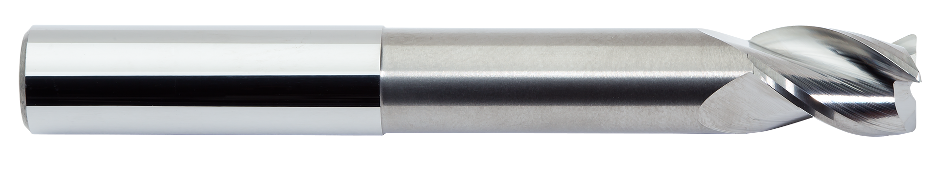 Picture of TuffCut X-AL 3 Flute End Mill Necked Finisher - 1/8x3/16x3/4x2x.015R