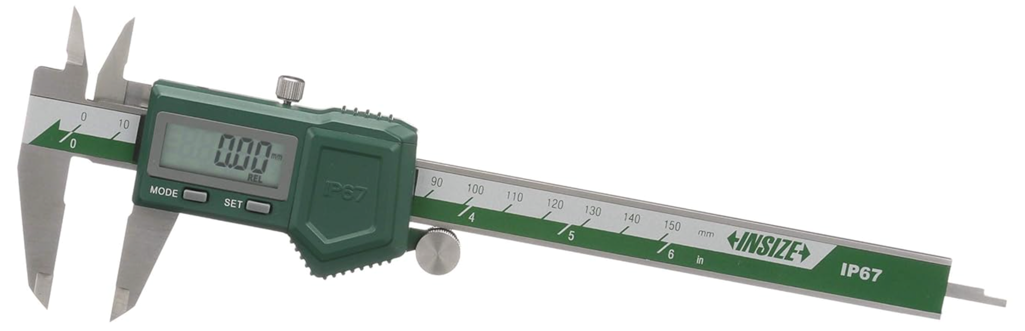 Picture of Digital Caliper IP67 Waterproof with Rectangular Depth Bar - 0-12"/0-300MM