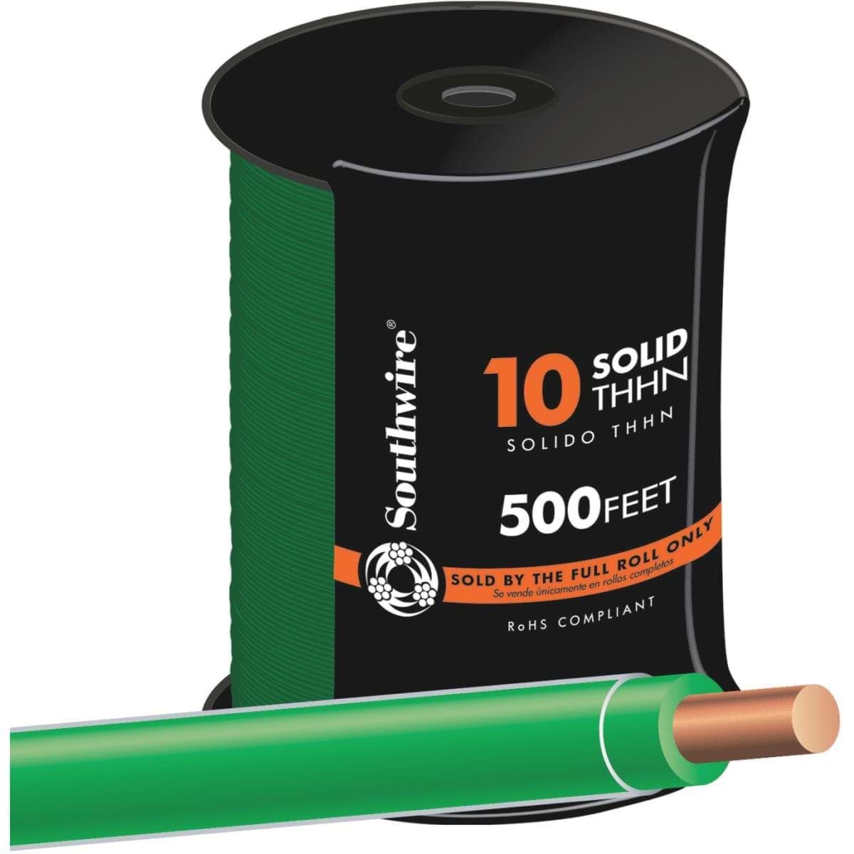 Picture of Southwire 10 AWG Solid THHN Wire