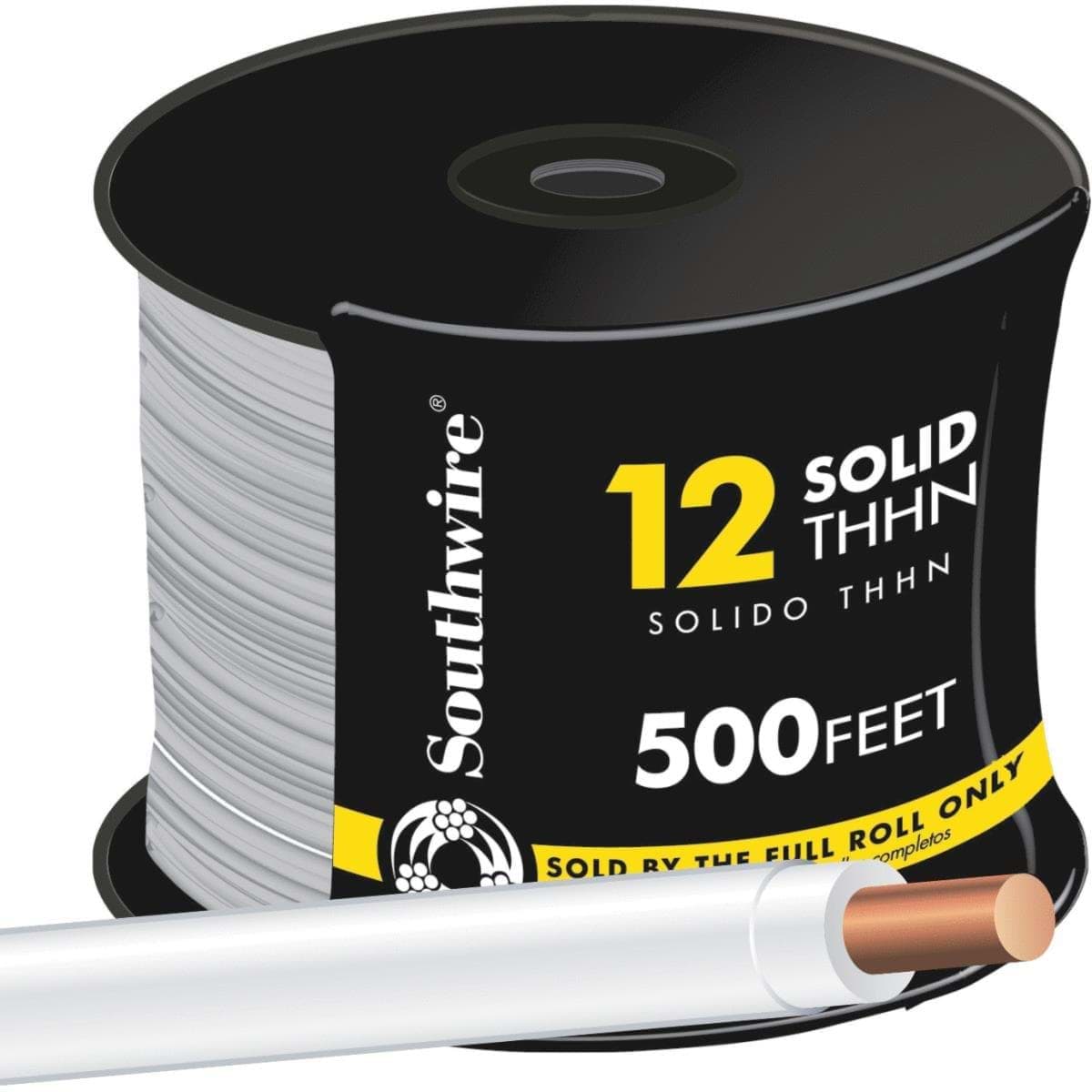 Picture of Southwire 12 AWG Solid THHN Wire