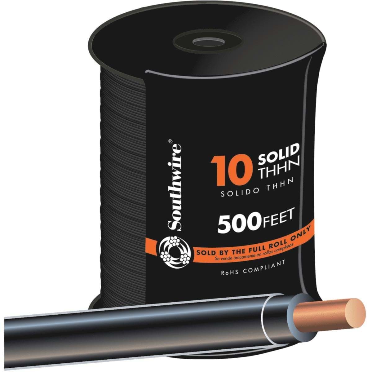 Picture of Southwire 10 AWG Solid THHN Wire