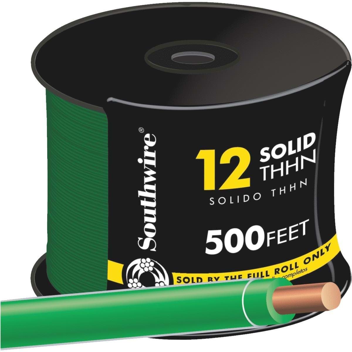 Picture of Southwire 12 AWG Solid THHN Wire