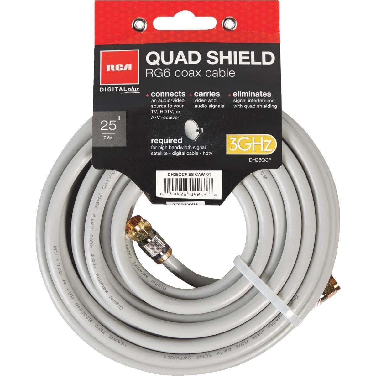 Picture of RCA Quad Shield Coaxial Cable