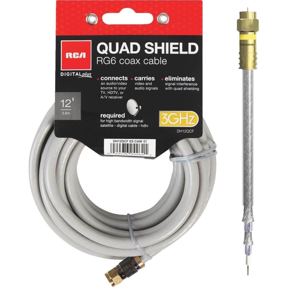 Picture of RCA Quad Shield Coaxial Cable