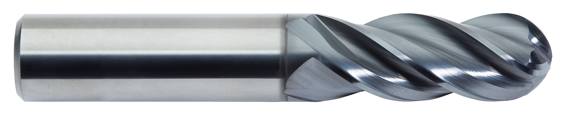 Picture of TuffCut XT 4 FL End Mill Ball Nose Variable Helix - 1/4x3/4x2-1/2 ALtima Blaze
