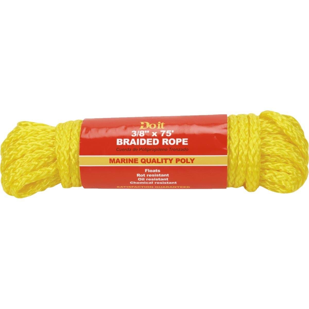 Picture of Do it Braided Polypropylene Packaged Rope - 3/8" - 75 ft