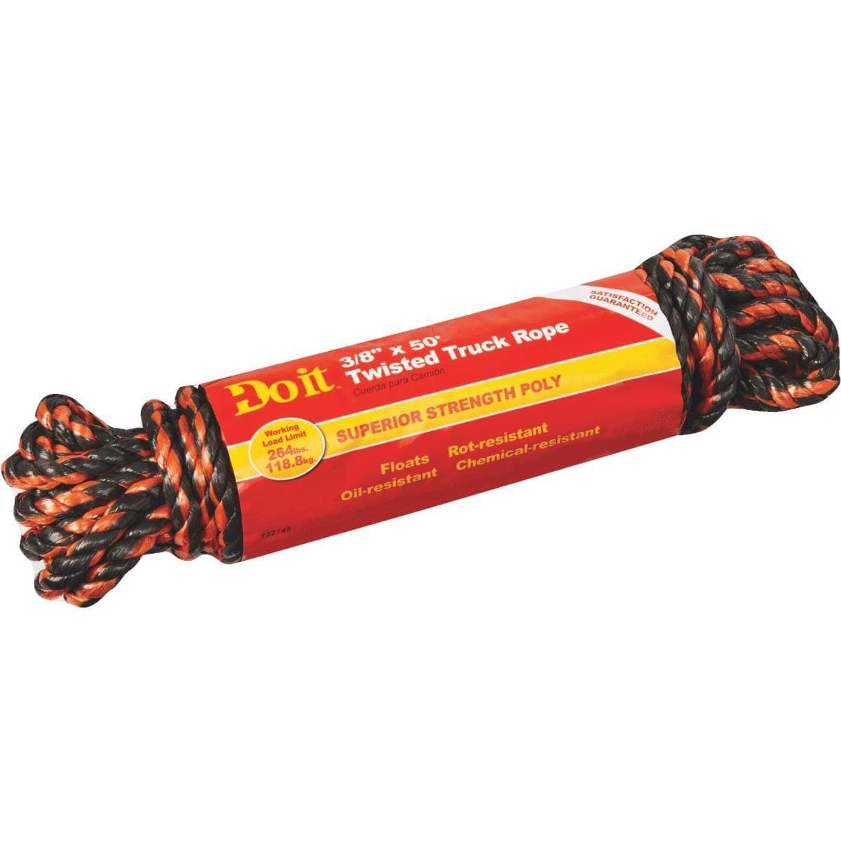 Picture of Do it Twisted Truck Polypropylene Packaged Rope - 3/8" - 50 ft