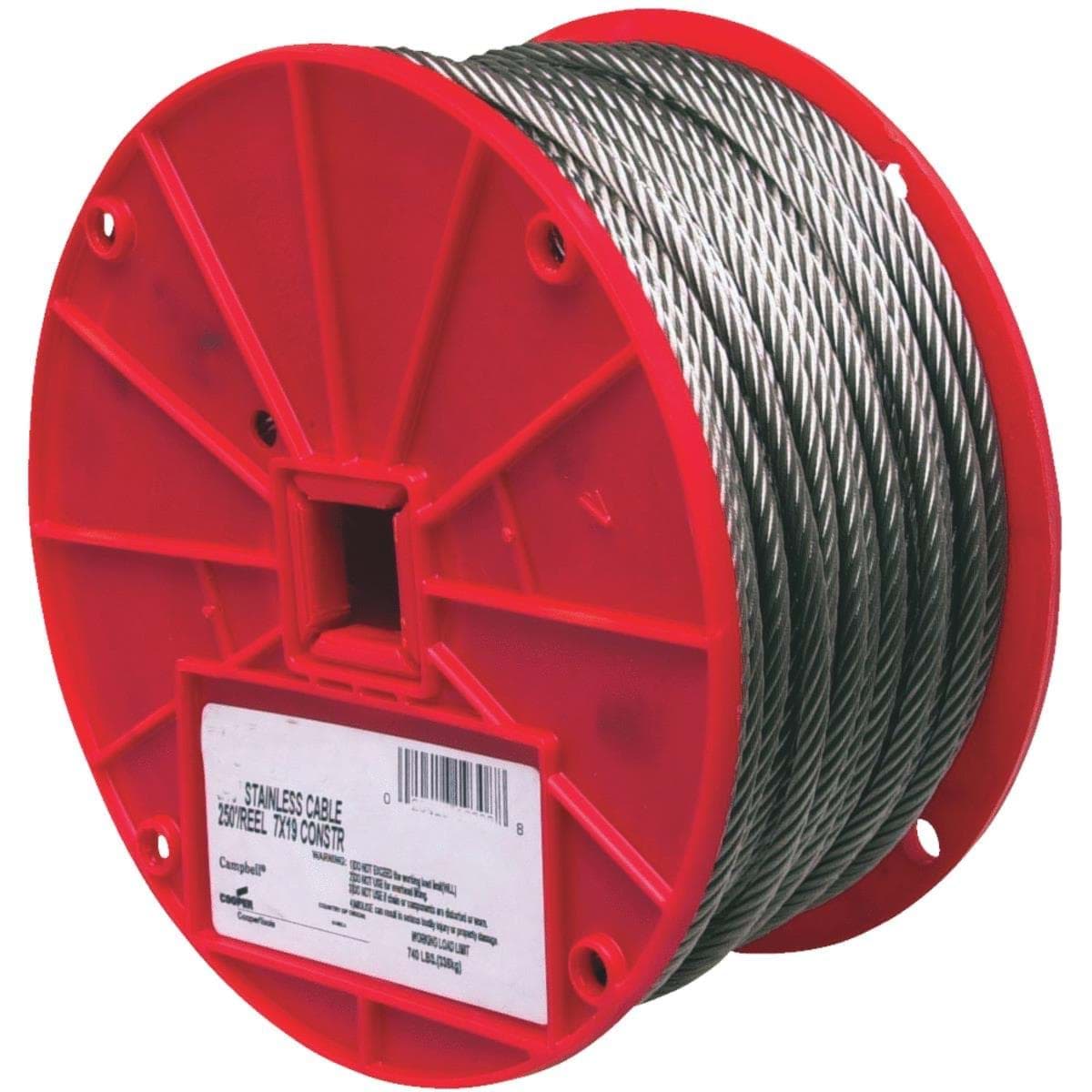 Picture of 1/8" Campbell Stainless Steel Wire Cable