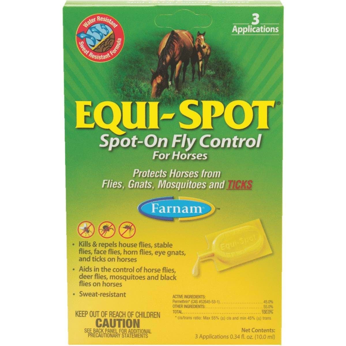 Picture of Equi-Spot Spot-On Fly Repellent For Horses