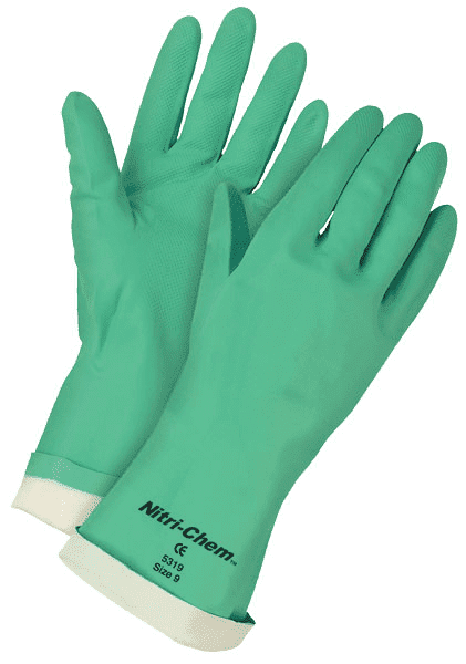 Picture of Glove Chemical Nitrile Green – XL 
