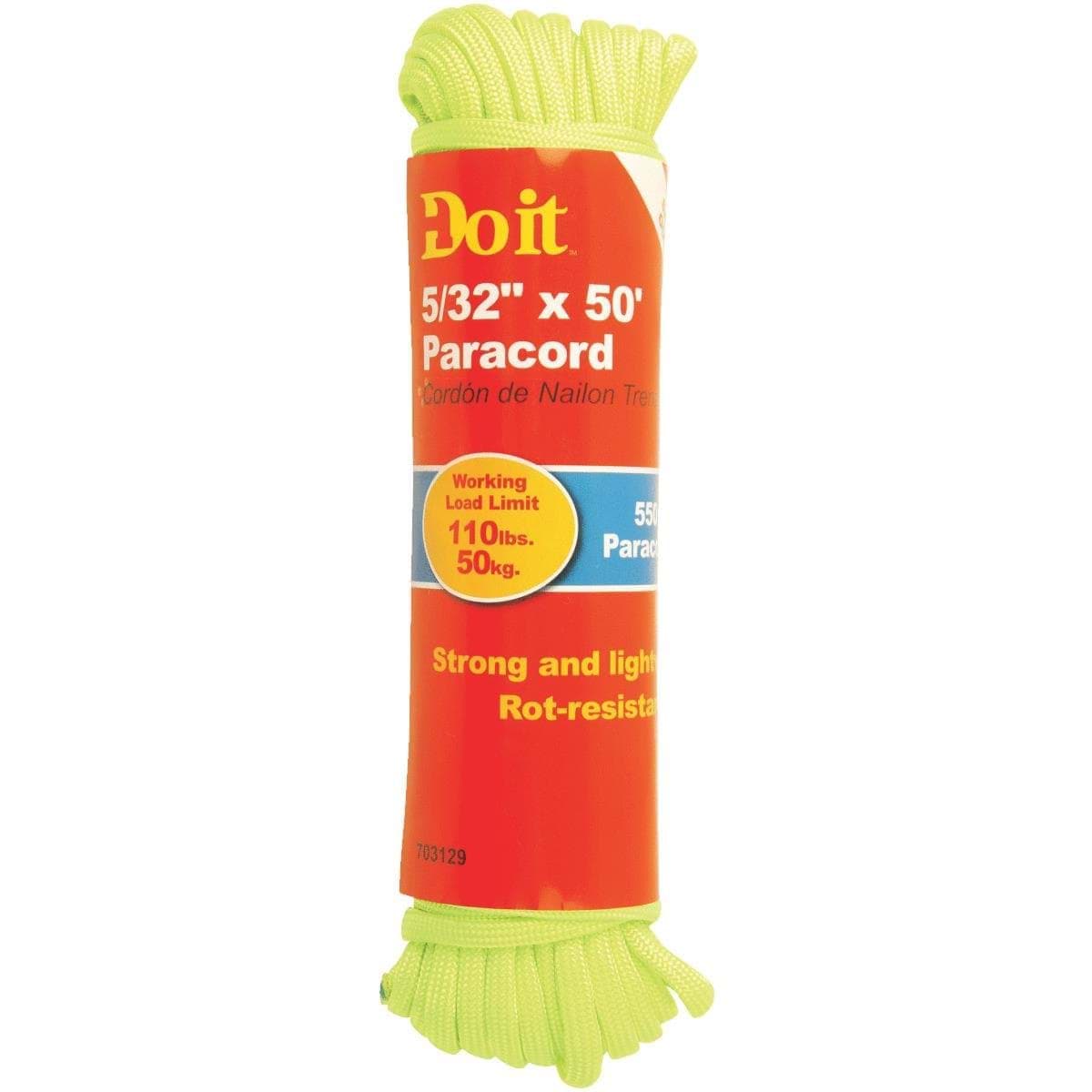 Picture of Do it 550 Nylon Green Paracord - 5/32" - 50 ft