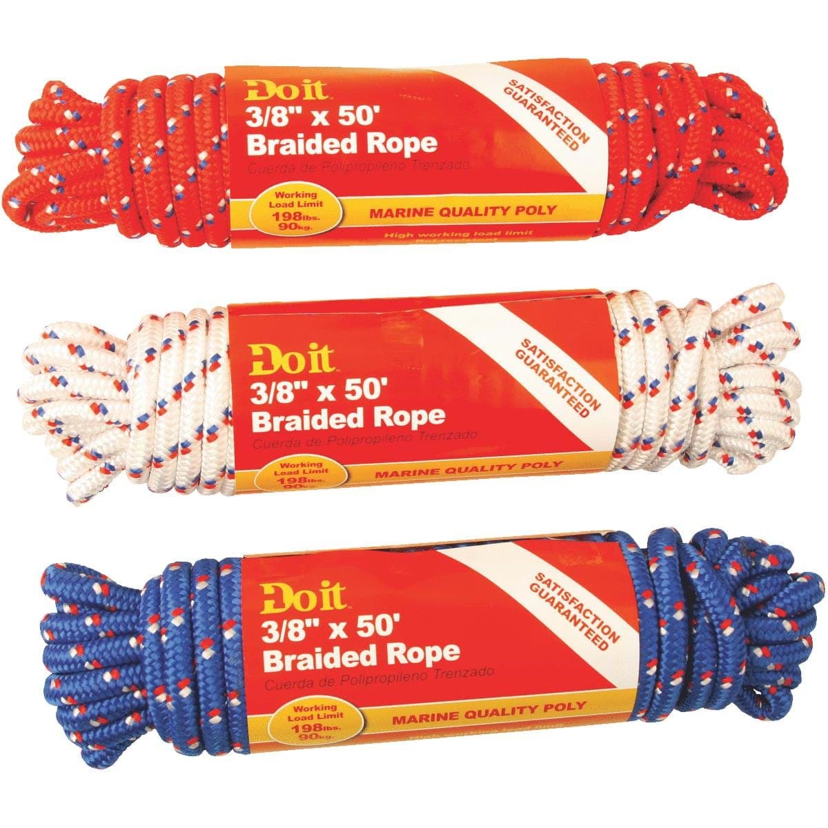 RopeSoapNDope. Do it Diamond Braided Polypropylene Packaged Rope