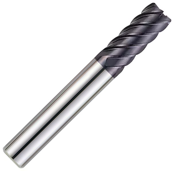 Picture of Endmill 4FL Multi Helix Plain Shank - 3/16x3/16x5/8x2-1/2