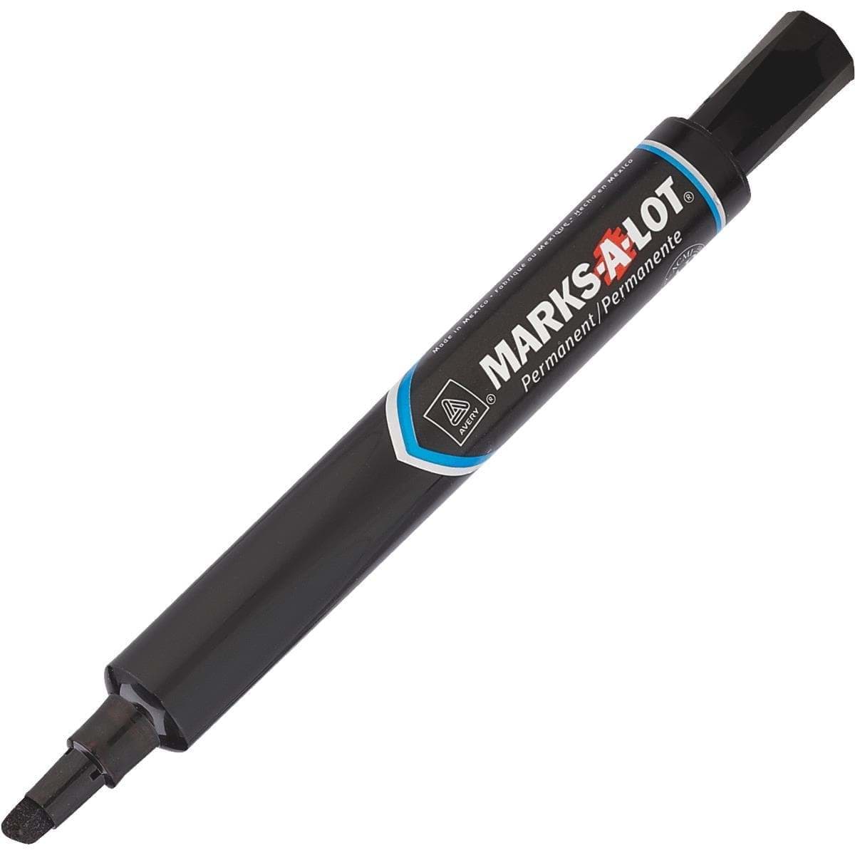 Picture of Black Marks-A-Lot Permanent Ink Marker - Large