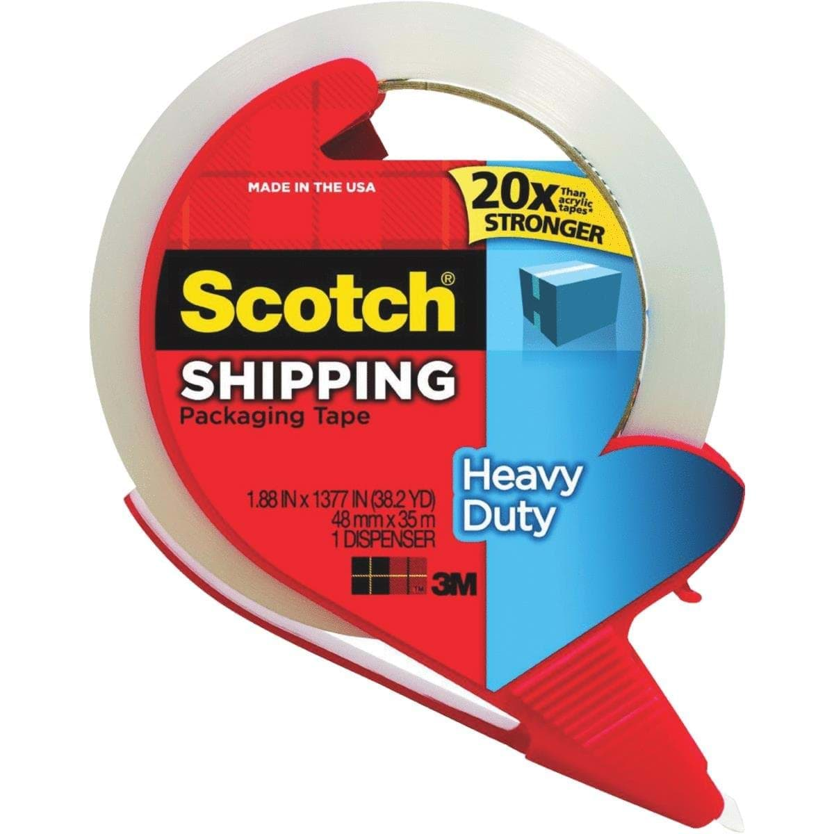 RopeSoapNDope. Scotch Packaging Tape with Refillable Dispenser