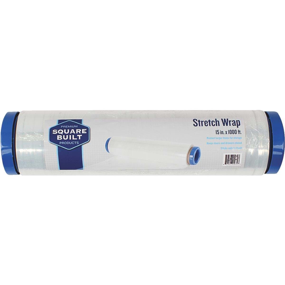 Picture of Square Built Stretch Wrap With Double Handle - 15" x 1000'
