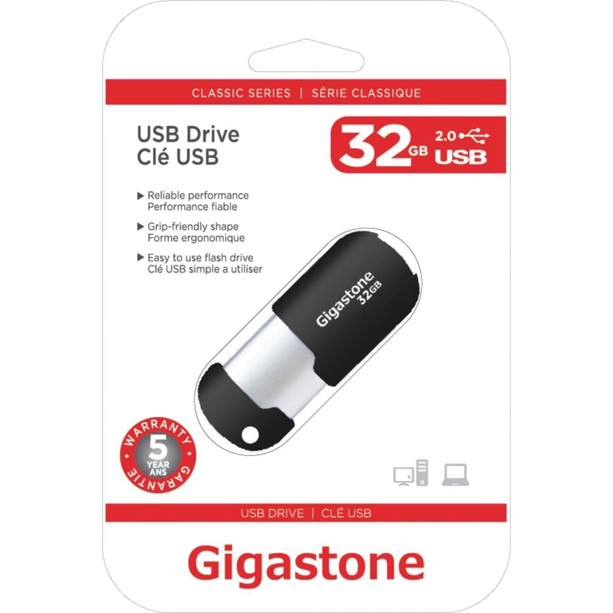 Picture of 32G Gigastone Classic Series USB Flash Drive 