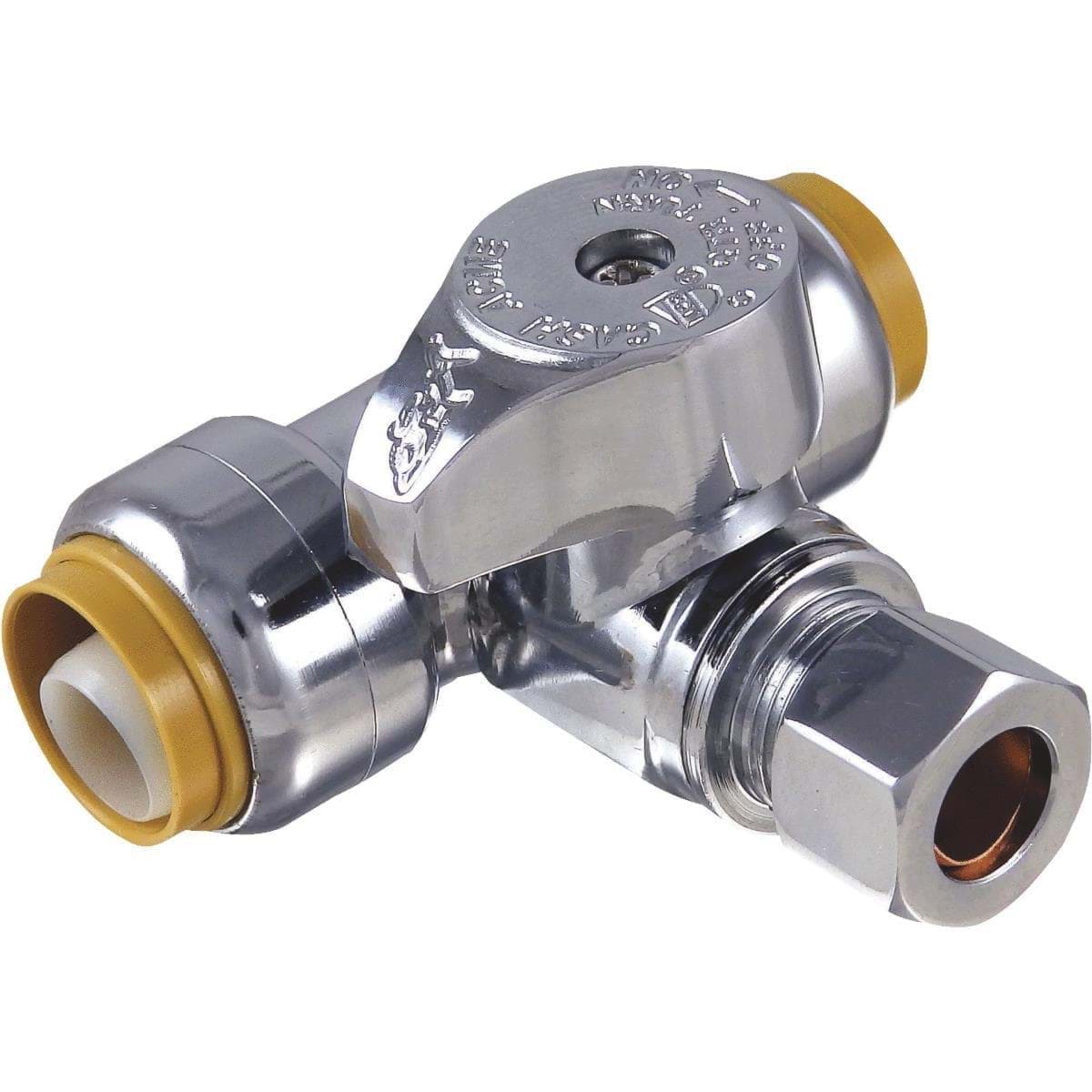Picture of SharkBite Stop Push-to-Connect Tee - 1/2" x 1/2" x 3/8"