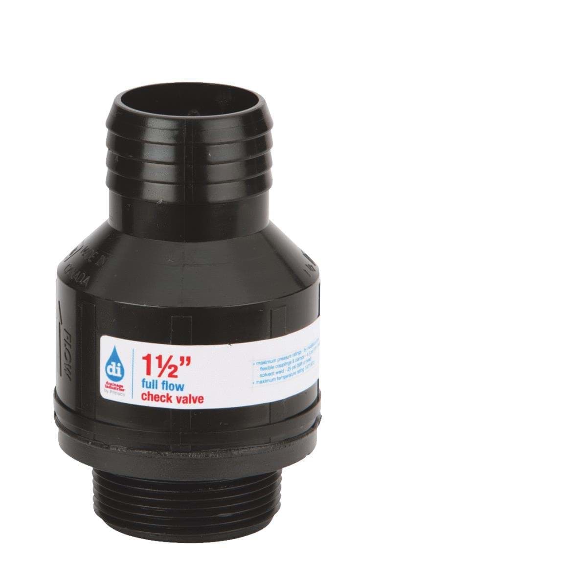 Picture of Drainage Industries Full-Flow Sump Pump Check Valve - 1-1/2"
