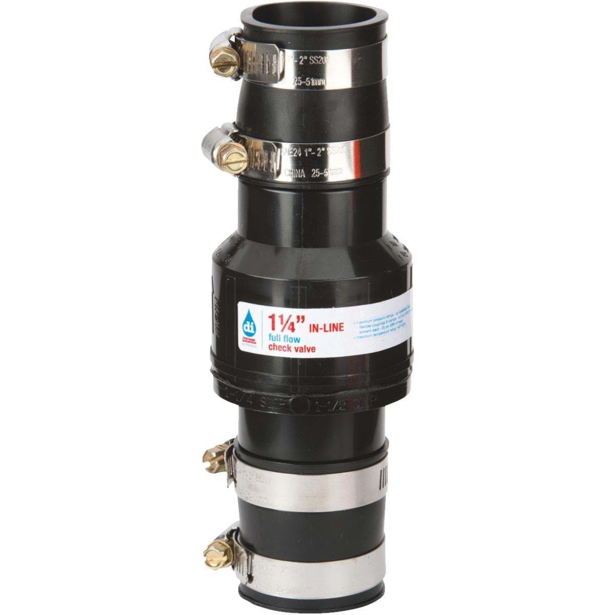 Picture of Drainage Industries In-Line Sump Pump Check Valve - 1-1/4"