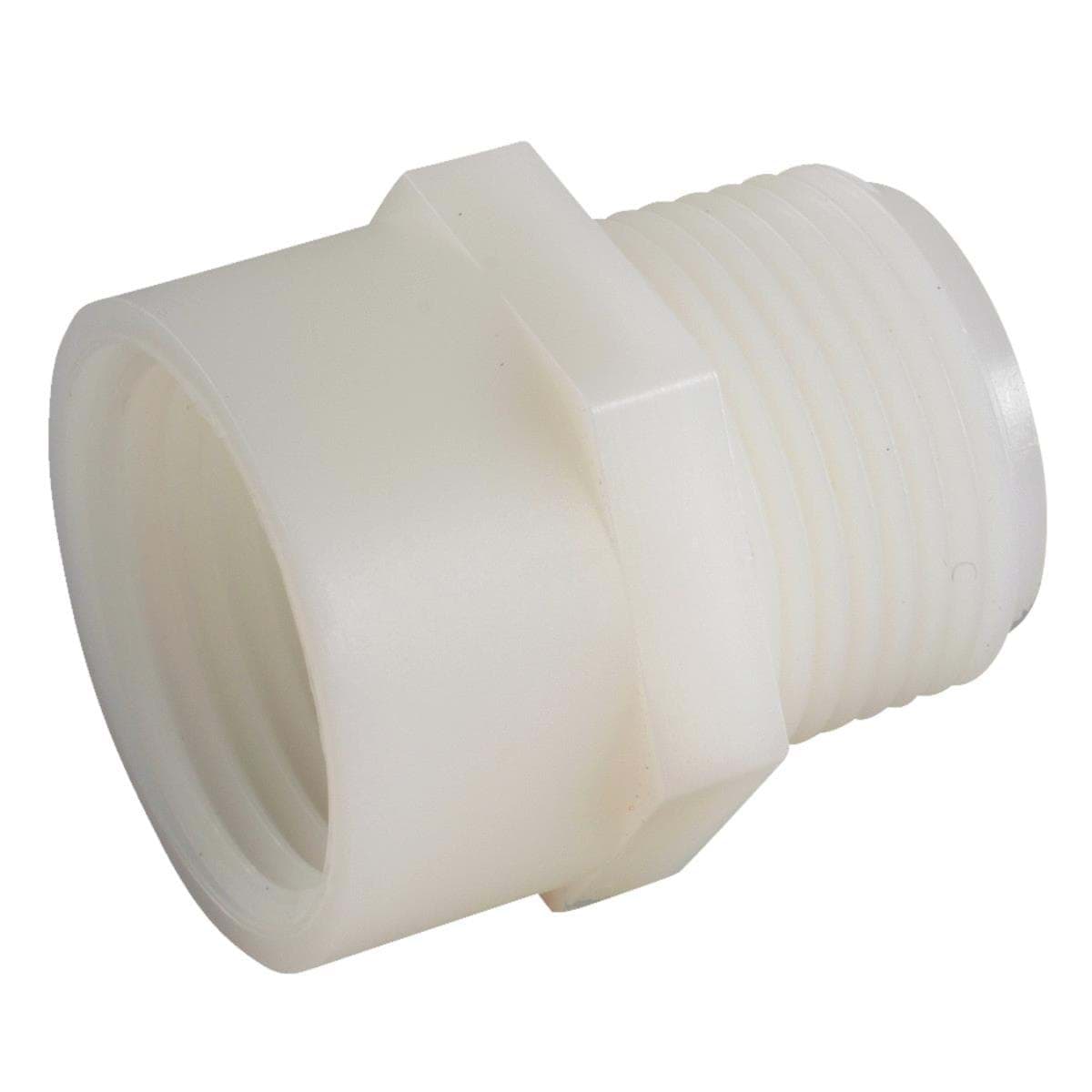 Picture of Anderson Metals Nylon Hose Adapter x Male Pipe Adapter - 3/4" FGH x 3/4" MIP