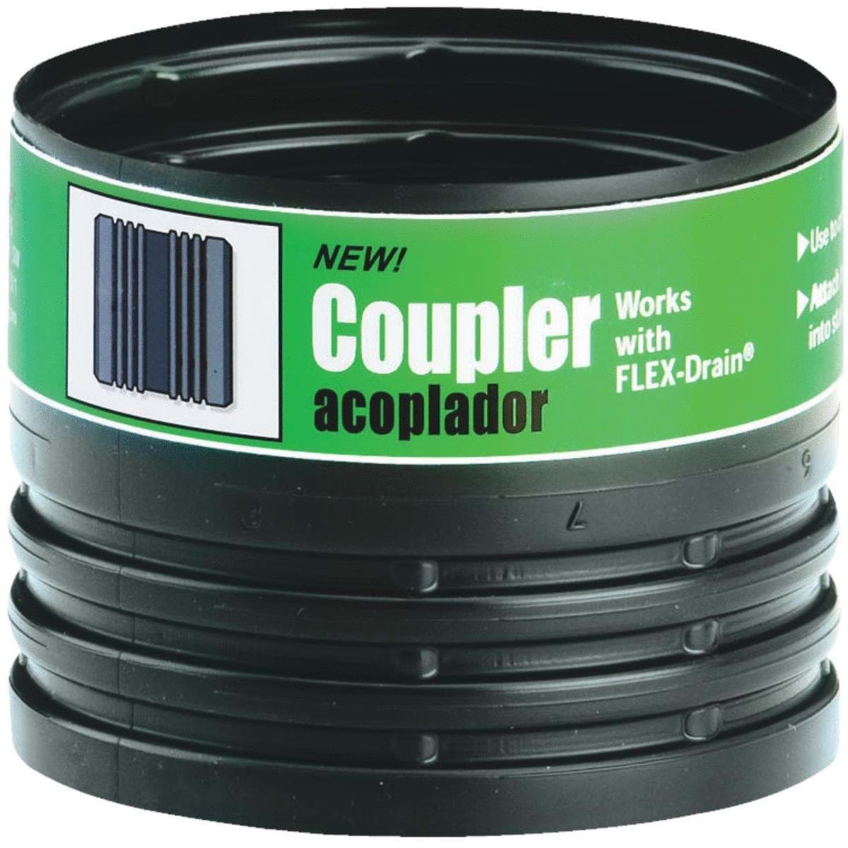 Picture of Flex-Drain Coupler - 4"x3"