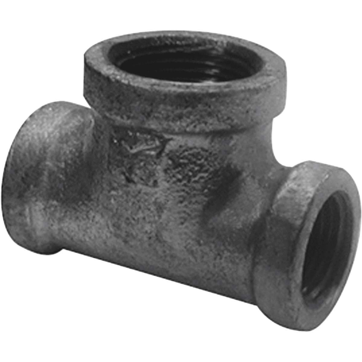 Picture of Black Reducing Tee - 1-1/4" A x 1-1/4" B x 1" C