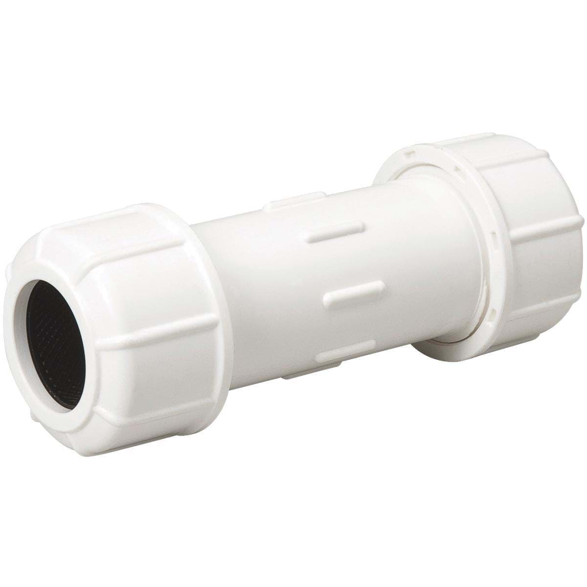 Picture of B & K Plastic Compression PVC Coupling - 1" IP x 5-1/2" L