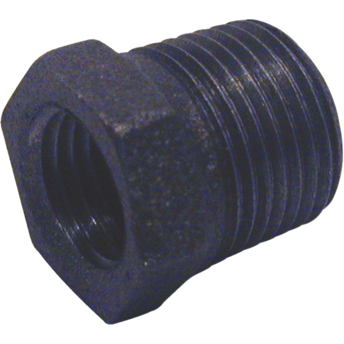 Picture of B&K Male X Female Black Hexagon Bushing - 1-1/2" x 1-1/4"