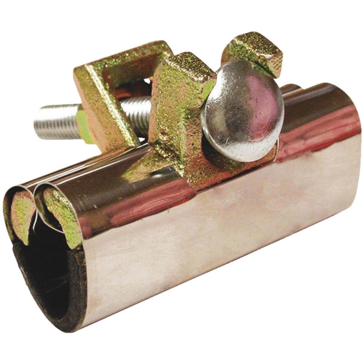 Picture of Jones Stephens Stainless Steel Repair Clamp 1 Bolt Installation