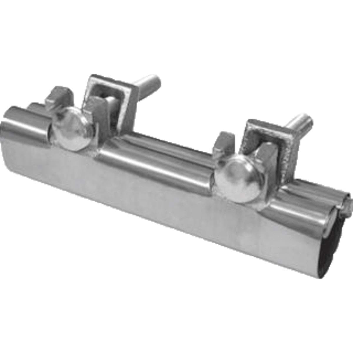 Picture of Jones Stephens Stainless Steel Repair Clamp 2 Bolt Installation