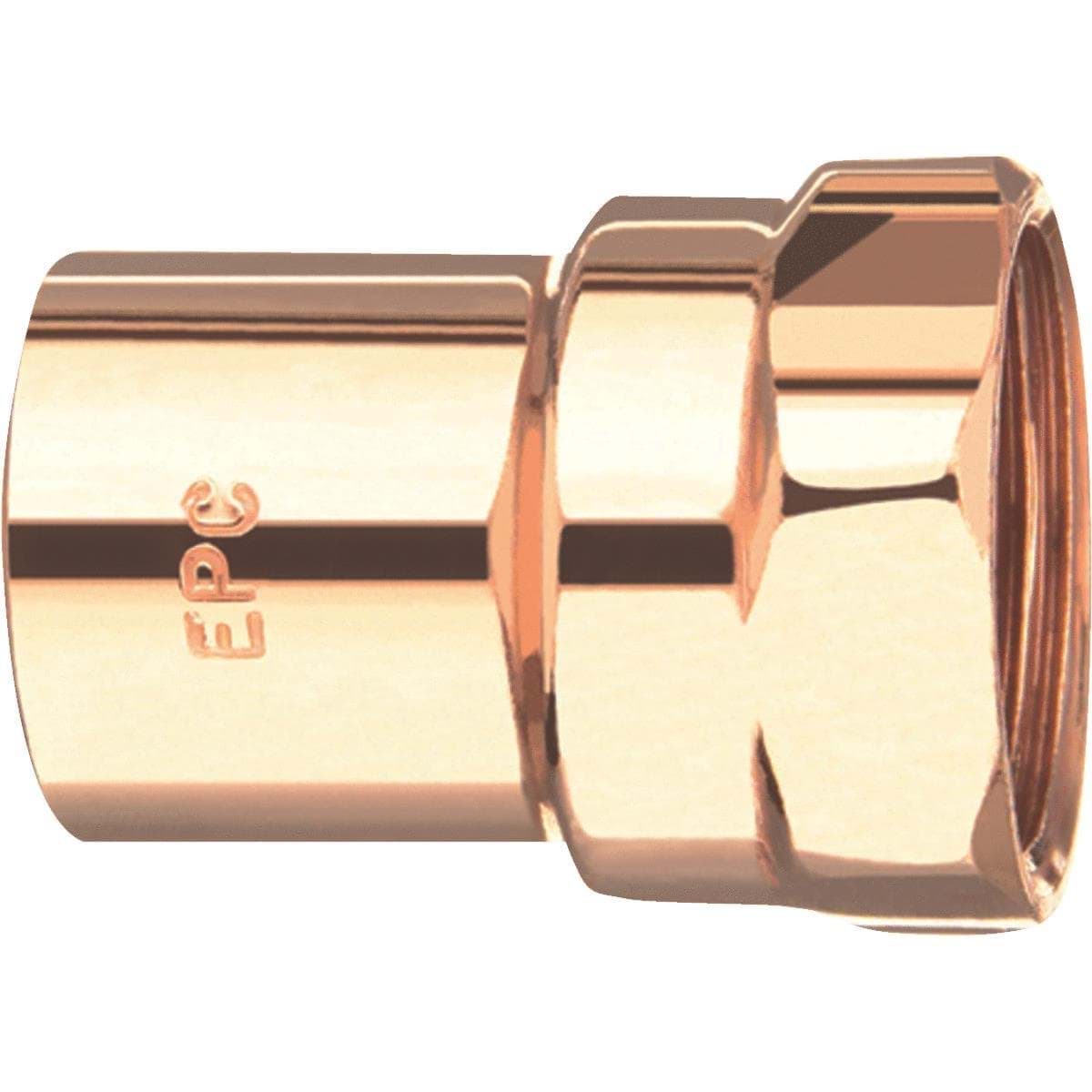 Picture of Elkhart Female Reducing Copper Adapter - 1/2" x 3/8"
