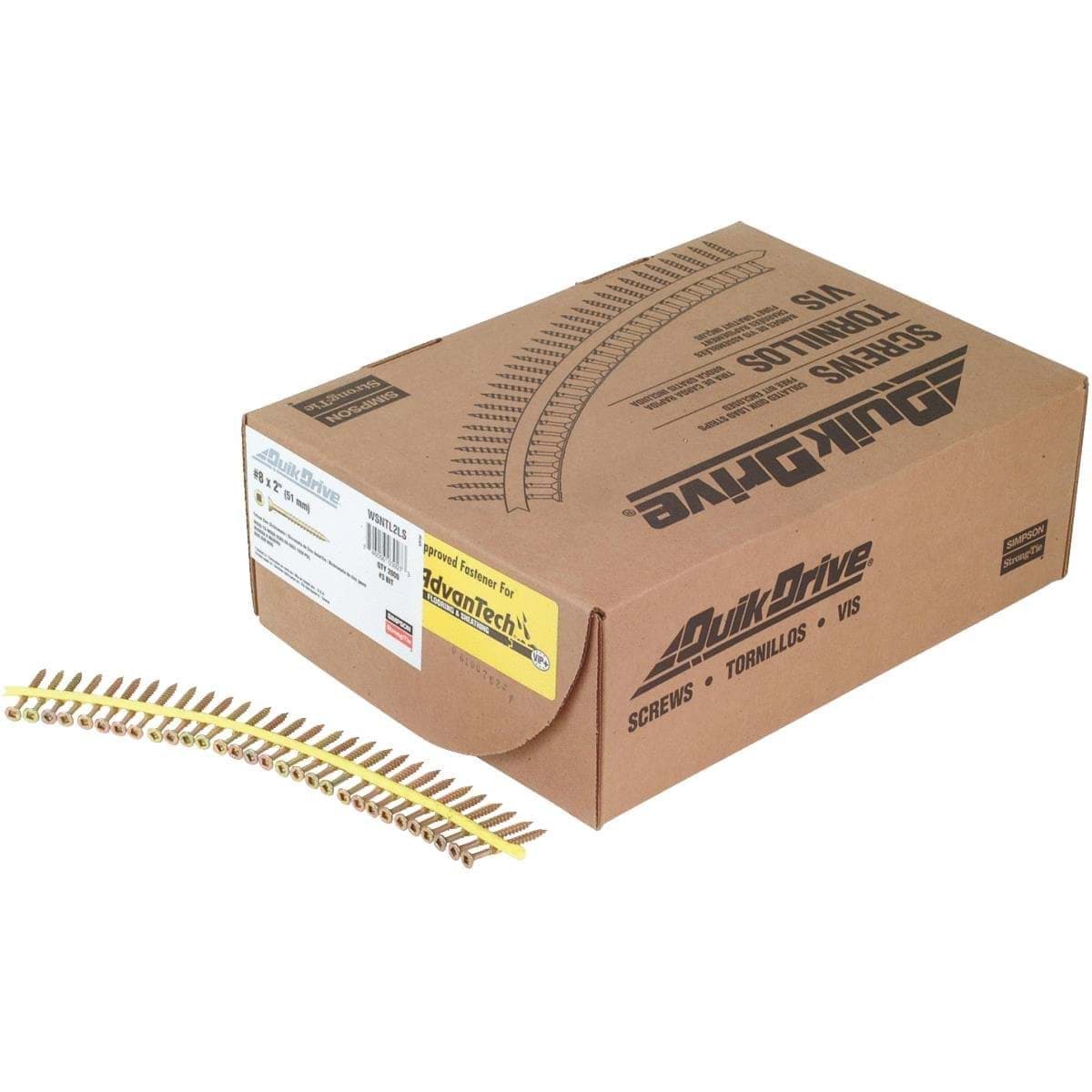 Picture of Quik Drive Strong-Drive Collated Wood Screws