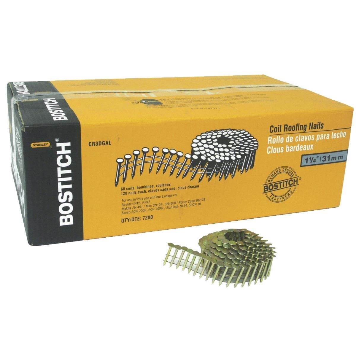 Picture of Bostitch Coil Roofing Nail - 1-1/4"