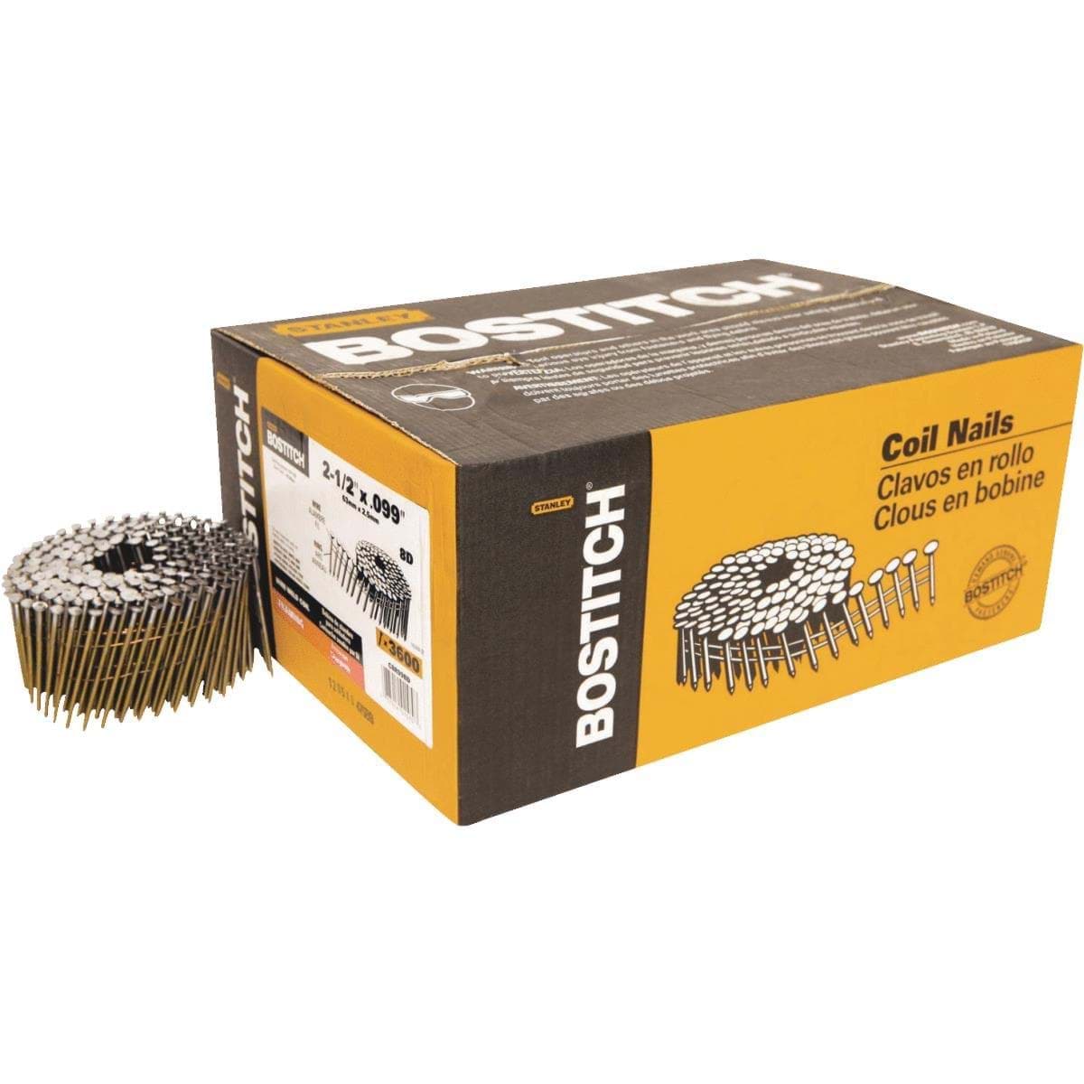 Picture of Bostitch Coil Framing Nail - 2-1/2"